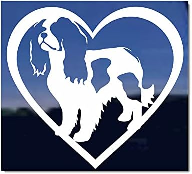 Love Love Heart | מדבקת מדבקות חלונות ויניל לכלבים